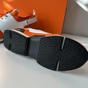 Hermes | Shoes | Absolutely Like New Mint Hermes Orange And  display picture 1